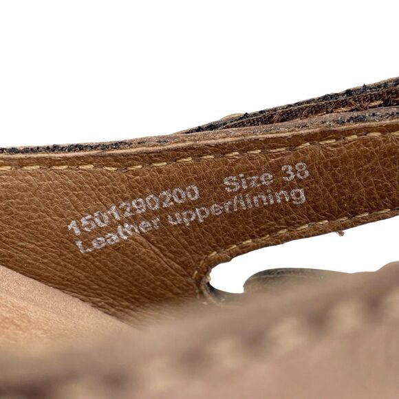 Dansko Janie Slide Sandals Leather Size EU 38/US 7.5-8 (HF1) - Picture 8 of 12